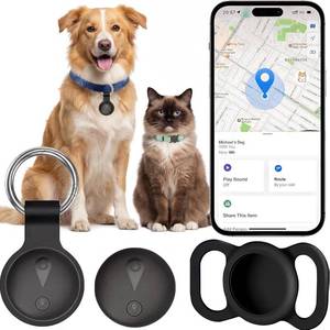 lot 12089 image: GPS Tracker for Dogs, Smart Collar with Real-Time Location - Pet Location Tracker with Holder, No Monthly FeeNo SIM Card, Works with iOS Find My, Ultra-Slim, IP68 Waterproof, Reliable Performance
