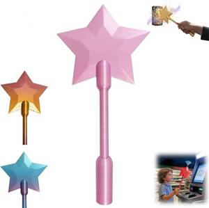 lot 12147 image: Credit Card Wand, 3D Printed Magic Fairy Pay Wand, Magic Wand Credit Card Holder, Tap to Pay Wand, Digital Payment Star Wands for Easy Checkout Suitable Scenarios for Card Payment (B)