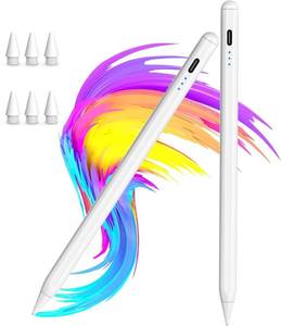 lot 12152 image: ��2Pack��Stylus Pen for Apple iPad 2018-2026 A16 11109876,iPad Mini A17 Pro65,iPad Air M4M3M2 111354,iPad Pro M5M4 1312.911 USB-C Fast Charging Pencil,Pixel-Perfect Tilt Sensitivity