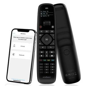 lot 12162 image: SofaBaton U2 Universal Remote (with Backlight), All-in-One Smart Universal Remote Control with Customized APP for TVSoundbarDVDBlu-rayProjector and More, Macro Buttons & Extended Infrared Range