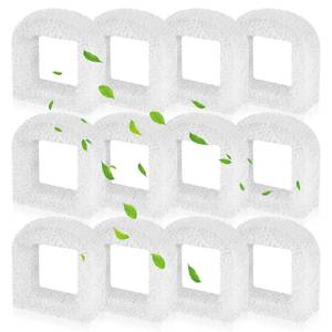 lot 12169 image: Cat Water Fountain Filters, 12 Pack Pet Fountain Replacement Foam Sponge Pre-Filters Fit for Multiple Ceramic and Stainless Steel Pet Fountains