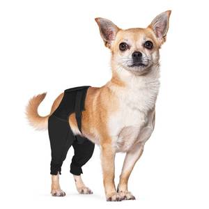 lot 12178 image: Marnonsis Dog Leg Sleeve Rear Leg for Stop Licking, Recovery Dog Pants for Wound ACL TPLO After Surgery, Cone Alternative Protective, S