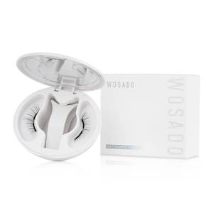 lot 12210 image: WOSADO Soft Magnetic Eyelashes Kit with Applicator, Silky Black II 21.5mm Reusable Glue-free Wispy Magnetic Lashes, Cruelty-free False Lashes, Waterproof, Lightweight, Suit for Heavy Makeup