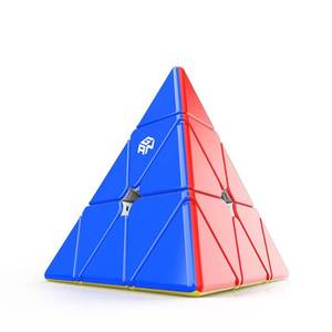 lot 12215 image: GAN Pyramid 36 Magnets Speed Cube Stickerless 3x3 Magnetic Triangle Cube(Standard Version)