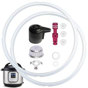 lot 12236 image: 11 PCS Instant Pot Accessories for Duo 8 Qt and Duo Plus 8 Qt, InstantPot Replacement Parts Include Sealing Ring, Steam Release Valve, Anti-Block Shield, Valve Sealing Ring, Float Valve and Gasket