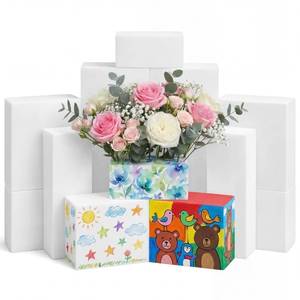 lot 13185 image: Novabright 10 Pcs 11.8-43 Size Blank Craft Foam Blocks White Soft Foam Bricks for DIY Art Craft Arrangement Sculpture Floral Festival Celebration Supplies Decor