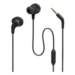 lot 14004 image: JBL Endurance Run 2 Wired - Waterproof Wired Sports in-Ear Headphones, JBL Pure Bass Sound, Hands-Free Calls, Never Hurt. Never Fall Out. (Black)