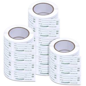 lot 14421 image: Outus 7500 Pieces Removable Food Labels for Containers 1 x 2 Inch Date Stickers Waterproof Food Storage Freezer Tape Roll Easy Write Clean Oil Resistant for Restaurant Kitchen Home Meal Prep