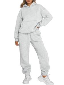 lot 14450 image: Trendy Queen Sweatsuits Women 2 Piece Outfit Two Piece Lounge Sets Hoodies and Sweatpants Fall Fashion Clothes 2026 Tracksuit XL