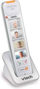 lot 14460 image: VTech SN5307 Amplified Photo Dial Additional Handset with Big Buttons, Large Display & 4 Photo Speed Dials for SN5127 & SN5147 Senior Phones