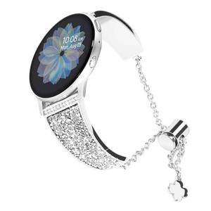 lot 14479 image: YOFUNTLE Compatible for Samsung Galaxy Watch 7FE654 Band 40mm 44mm, Active 2 Bands,Women Bling Bracelet Adjustable Strap Wristband for Galaxy Watch 6 Classic5 Pro4 ClassicWatch 3 41mm (Silver)