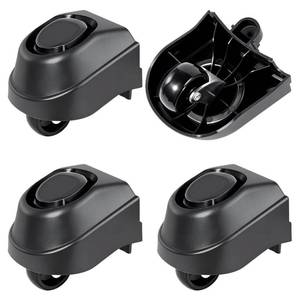 lot 14489 image: 4 Pcs 12388 Foot Caster & 12293 Caster Wheel Compatible with Ridgid 6 to 16 Gallon Vacuum WetDry Vac Casters, Fit for WD16650 WD06350 WD1665M WD1635 WD1635M WD1245M WD12500 WD12460