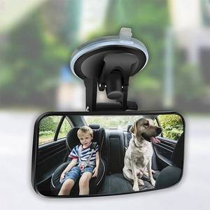 lot 18035 image: Universal Car Interior Rearview Baby Mirror Wide Angle Convex Mirror Clip-on & Suction Cup mirrors for Viewing Rear Passengers��5.11 X 2.56��