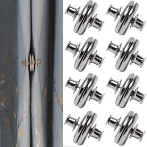 lot 18415 image: 8 Pairs Curtain Magnets Closure, Magnetic Curtain Clips for Indoor Outdoor Curtains Prevent Light Leaking, Strong Curtain Weights Magnets for Pergola Patio Gazebo Cabana