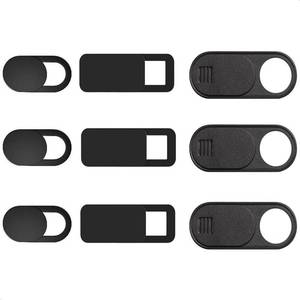 lot 18427 image: California JOS 9 Pack(3 Large  3 Medium  3 Small) 0.03 inch Ultra Thin Webcam Cover Slide Camera Blocker Protect Your Privacy Security for MacBook Air, Laptop, iPad, iMac, PC, iPhone
