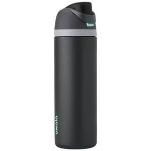 lot 18467 image: Owala FreeSip Insulated Stainless Steel Water Bottle with Straw for Sports and Travel, BPA-Free, 24oz, Foggy Tide