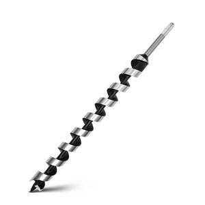 lot 18488 image: 1-38 x 18 inch Auger Drill Bit for Wood,35mm x 460mm Hex Shank Ship Auger Bit for Soft Hard Wood, Plastic, Composite Materials and DIY Projects 1-38 (35mm)
