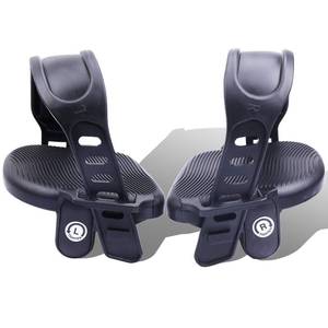 lot 18497 image: Stationary Bike Pedals - 1 Pair 916 Recumbent Exercise Bike Pedals wih 2pcs Strips Widened, Fits Sunlite Flat Form Exerciser Equipment & Spinning Exercise Bike Bicycle Home & Gym (NEW-916)