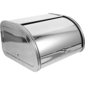 lot 19774 image: PRETYZOOM Bread Box Kitchen Bread Organizer Countertop Storage Case Large Capacity Metal Container 11.81X10.03X7.00In for Home Bakery and Food Storage