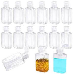 lot 19795 image: Jnnzzggu 40 Pack 2 Oz Plastic Refillable Bottles with Flip Cap,Clear Empty Hand Sanitizer Bottles,Portable Reusable Containers with Lids for Shampoo,Body Soap,Toner and Lotion