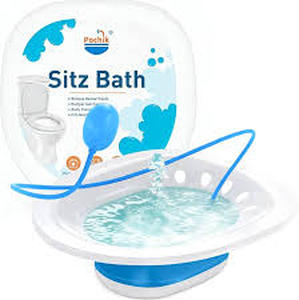 lot 17797 image: Pochik Sitz Bath Basin for Postpartum and Hemorrhoid Care