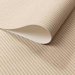 lot 18024 image: A roll of striped Beige Wallpaper