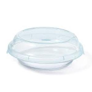 lot 18451 image: OXO Good Grips 9-inch Glass Pie Plate with Lid