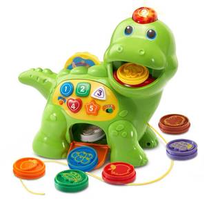 lot 1456 image: VTech Chomp and Count Dino, Green