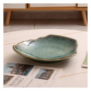 lot 1457 image: QJWCYQNIUBI 10 Large Decorative Bowl - Ceramic Decorative Dish for Kitchen Counter, Key Bowl for Entryway Table, Modern Centerpiece Decor Dish for Home Decor Accents, .(10GREEN)