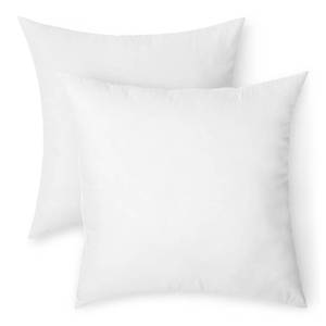 lot 1478 image: Amazon Basics Square Hypoallergenic Pillow Insert, Down Alternative Fiberfill, Sofa Bed Couch Decorative Stuffer, 18, 2-Pack