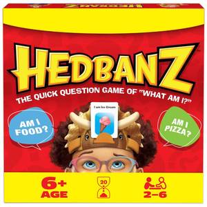 lot 1483 image: Spin Master Games, Hedbanz 2023 Edition with New Cards, Picture Guessing Board Game, for Family & Kids, 2-6 Players, for Ages 6 & Up