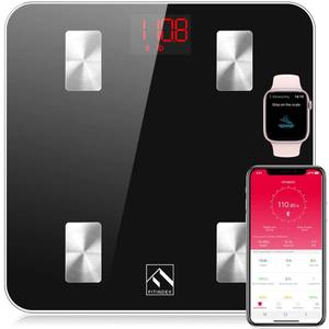 lot 1514 image: FITINDEX Scale with BMI, Body Fat, Muscle Mass, Smart Scale for Body Weight, Bluetooth, Digital, Sync with App, User Health Equipment