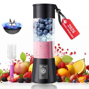 lot 2285 image: 2026 Newly Upgraded Portable Smoothie Blender - Cordless Personal Blender Rechargeable, 13Oz Juice Cup BAP Free, 20,000Rpm Speed Powerful Blending, Freshly Squeezed in SportsOffice, Mothers Day