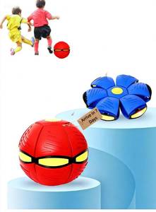 lot 2297 image: MIAUHSNU 2PCS Blue and Red Magic Ball,Magic Bouncing Ball with 6 Light,Childrens Bouncing Metaball,Dual Form Freely Switchable,Parent-Child Interaction Ball Toy,Suitable for Indoor,Outdoor,New Year