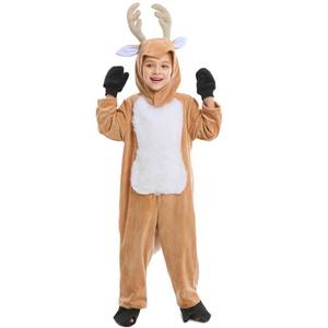 lot 2305 image: EVGVAT Kids Christmas Reindeer Costume Deer Animal Outfits Onesie Party for Boys and Girls (7-9Years)