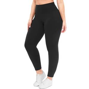 lot 2312 image: NexiEpoch Leggings for Women Plus Size-High Waisted L-XL-3XL Tummy Control Soft Capri Yoga Pants for Workout Running