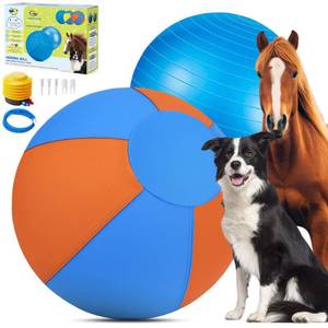 lot 3927 image: Srotek Herding Ball for Dogs and Horses - 18 Dog Herding Ball for Australian Shepherd Collie, Jolly Ball for Dogs Agility Equipment, Herding Ball Durable Bite-Resistant CP0413