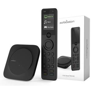 lot 4026 image: SofaBaton X1S Universal Remote with Hub, All in One Universal Remote Control with SofaBaton Customize APP, One Touch Activities, Compatible with 60 Devices, Compatible with Alexa Google Assistant