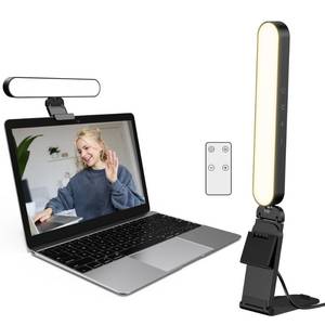 lot 4047 image: InnoGear Video Conference Light, On-Camera Video Lights for Monitor Desk LED Streaming Lighting with Remote and Touch Control Selfie Zoom Lighting for Computer Webcam Laptop Podcast, Recording