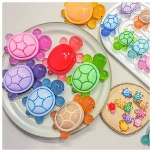 lot 4055 image: LIFCIUSO 5 Pcs Large Glow in The Dark 3D Resin Turtles Miniature Garden Figurines,Accessories for Decorating DIY Dollhouse Fish Tank Fridge Wall Art, Safe, Durable, Non Fading 5 Colors