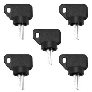lot 4443 image: Micro Traders 5Pcs Ignition Lawn Mower Switch Key 09287000 04331700 Compatible with Gravely Ariens Pro-Turn 48 52 50 ZT HD 44 48 52.1 Black