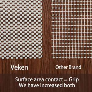 lot 4458 image: Veken Non Slip Rug Pad Gripper 2x8 Ft, Carpet Liner for Hardwood Floors and Finishes, Under Area Rugs Anti Skid Mat, Keep Rugs Safe and in Place