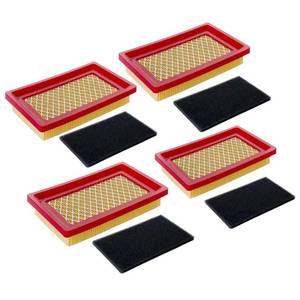 lot 4470 image: HOODELL 4 Pack 951-10298 Air Filter  Pre Cleaner for MTD Cub Cadet SC100 951-14632 Kohler 14 083 01-S Push Lawn Mower and More
