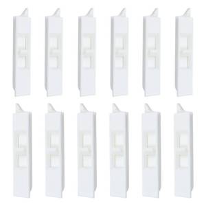 lot 4484 image: Antrader Window Latch Locks Window Parts and Hardware Tilt Latch Plastic Construction,12Pcs