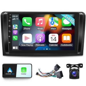 lot 5953 image: Car Radio for Mercedes Benz GL ML Class W164 X164 ML350 ML500 ML280 GL320 GL350 GL450 2005-2011, 264G Android Touchscreen Stereo, CarplayAndroid AutoBluetoothHi-Fi AHD Backup Camera
