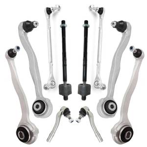 lot 5954 image: Rockplanet Front Lower Control Arm with Ball Joint, Sway Bar Link Tie Rod End 10 Pcs Compatible with 2009-2016 Mercedes-Benz C, E, SLC, SLK W204 S204 C204 A207 C207 R172 Control Arm Kit