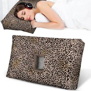 lot 5960 image: BVOKQUC Ear Piercing Pillow for Side Sleepers Pillows with Ear Holes and Washable Cover CNH Pain Relief Pressure Sores Pillow with Hole in Center