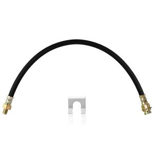 lot 6280 image: MuRealy Premium 18-Inch Rubber Brake Hose - Flexible Brake Line, 38-24 External Thread to 38-24 Internal Thread, High Strength and Easy to Install Hydraulic Hose