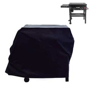 lot 6345 image: Grill Cover for Char-Griller Flat Iron 2 Burner Outdoor Gas Griddle Grill, 45 inch Outdoor Heavy Duty Waterproof UV Resistant Cover, Outdoor BBQ Accessories