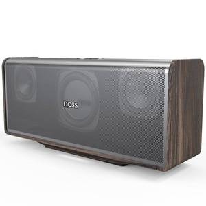 lot 6350 image: DOSS SoundBox Ultra Bluetooth Speaker with 2.1 Channel Audio, 80W Superior Sound with Deep Bass, Two DSP Technologies, 18H Playtime, BT 5.3, Wireless for Home, Office, Livingroom-Grey